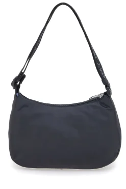 Borsa a spalla nera in tessuto con logo Tommy Jeans Shoulder Bag