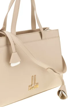 Borsa beige con tracolla rimovibile Lancetti MOI LL26S-106-1