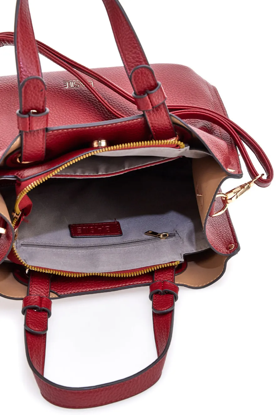 Borsa Bourdeaux con doppio manico e tracolla Basile BA1311DOLL