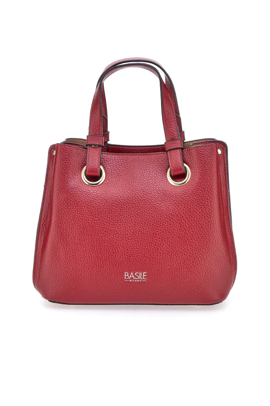 Borsa Bourdeaux con doppio manico e tracolla Basile BA1311DOLL