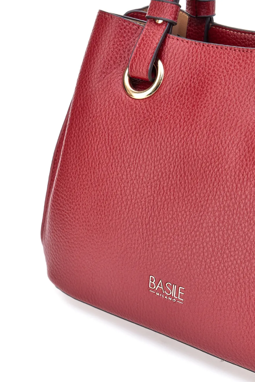 Borsa Bourdeaux con doppio manico e tracolla Basile BA1311DOLL