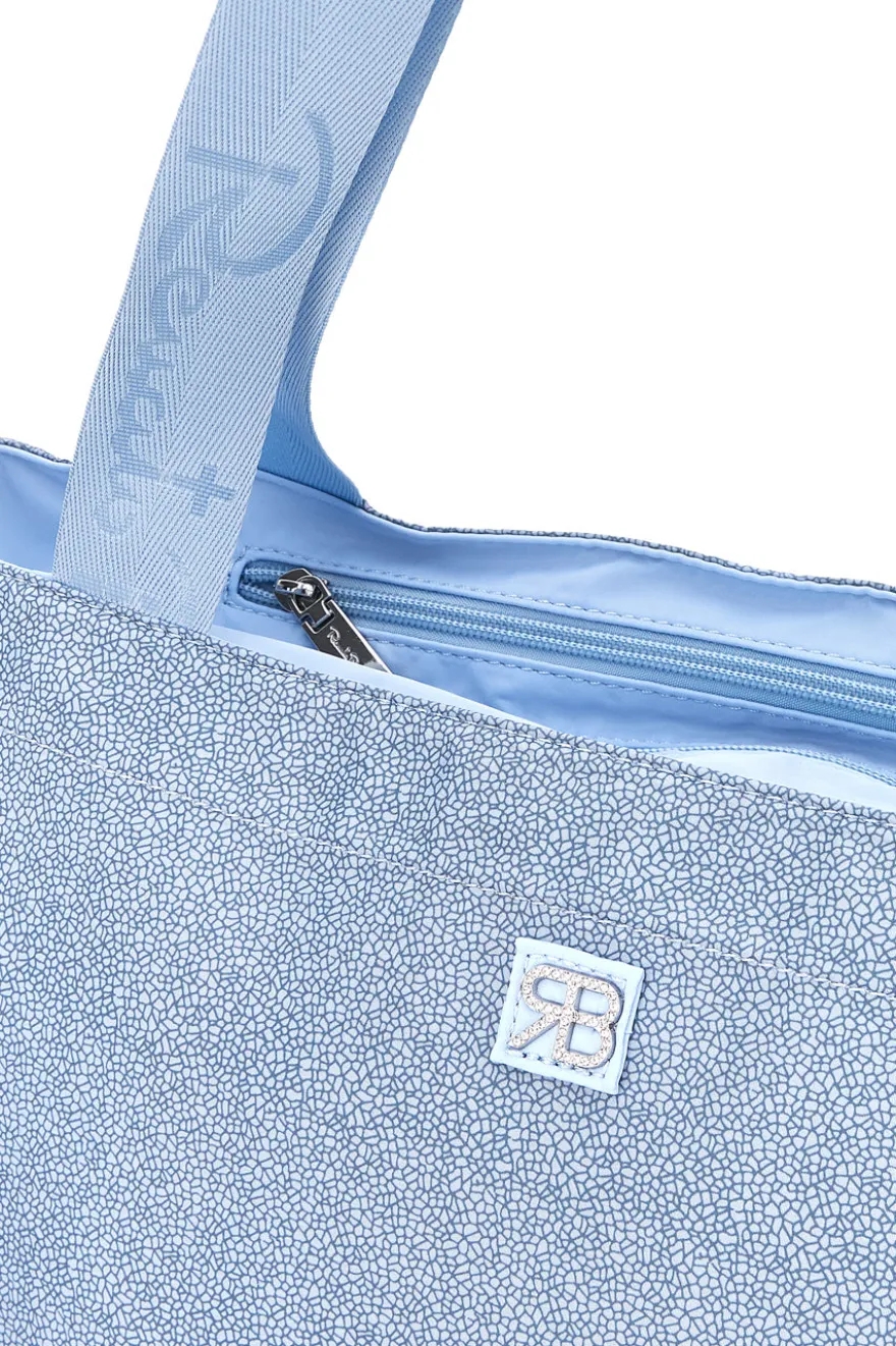 Borsa mare celeste con zip Renato Balestra 61099/MIAB3