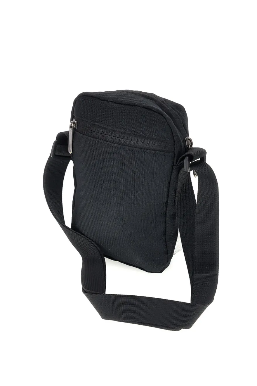 Borsello grigio e nero con zip Indigeno metropolitano PITTSHU001-B