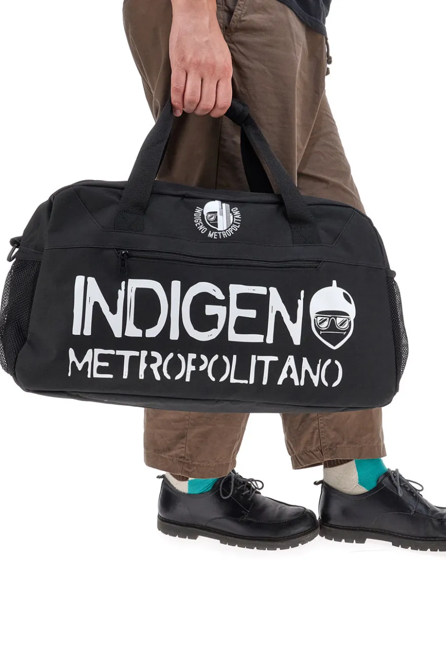Borsone Sportivo Nero Indigeno Metropolitano 23015
