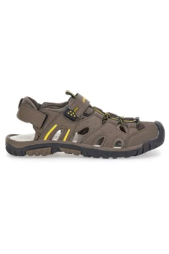Braune Sandalen mit halbgeschlossener Spitze Goodyear 41037