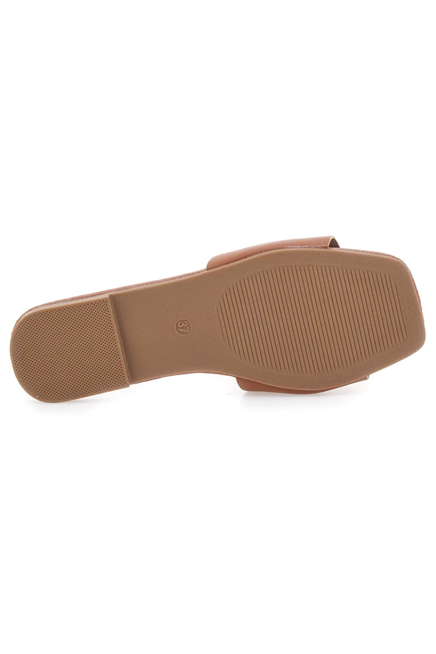 Brauner flacher Slipper MON DIEU PRE5413P