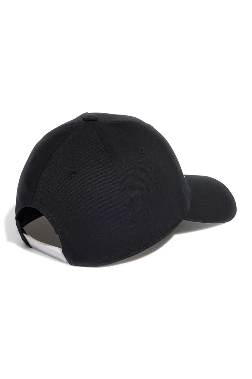 Cappellino con frontino nero e logo bianco ADIDAS DAILY CAP