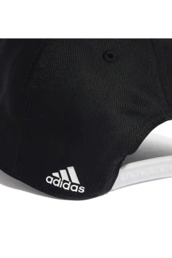 Cappellino con frontino nero e logo bianco ADIDAS DAILY CAP