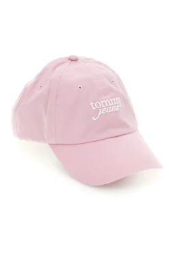 Cappello rosa con logo ricamato Tommy jeans CAP