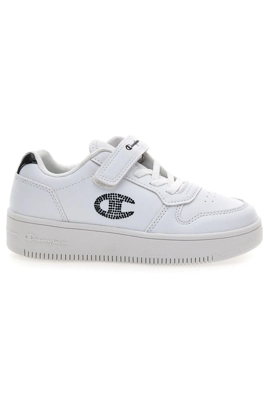 Champion RD18 Plattform Glitter G PS weiß Plattform Turnschuhe