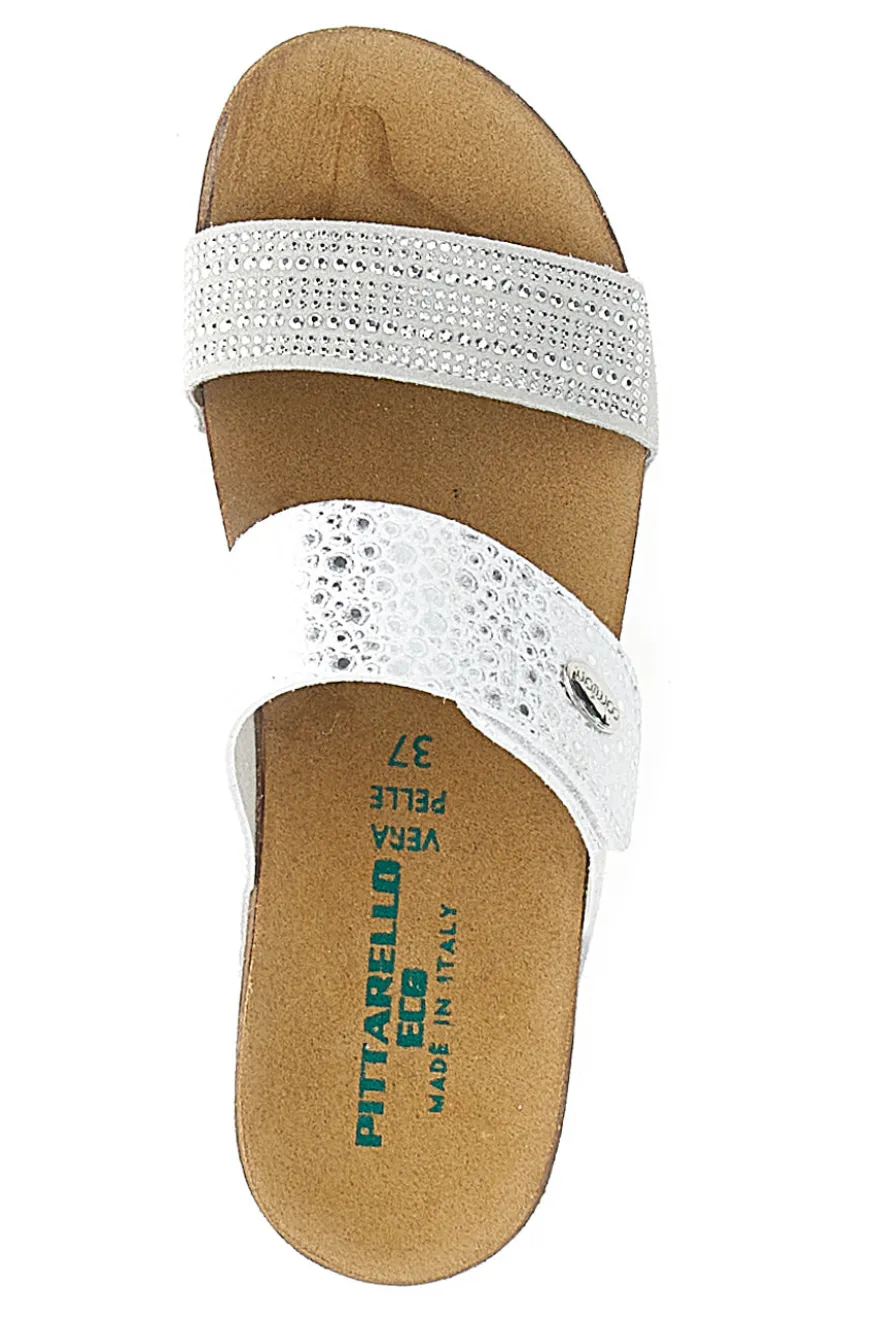 Ciabatte bianche con plantare comfort PITTARELLO ECO 293A480SR