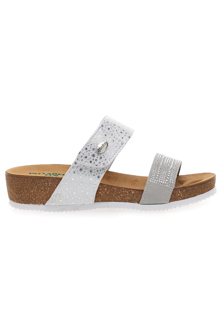 Ciabatte bianche con plantare comfort PITTARELLO ECO 293A480SR
