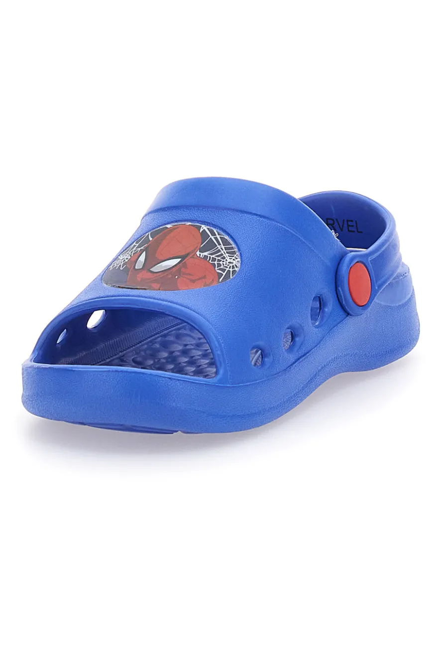 Ciabatte Blu con Cinturino Fermapiede Posteriore SPIDERMAN R1310447S