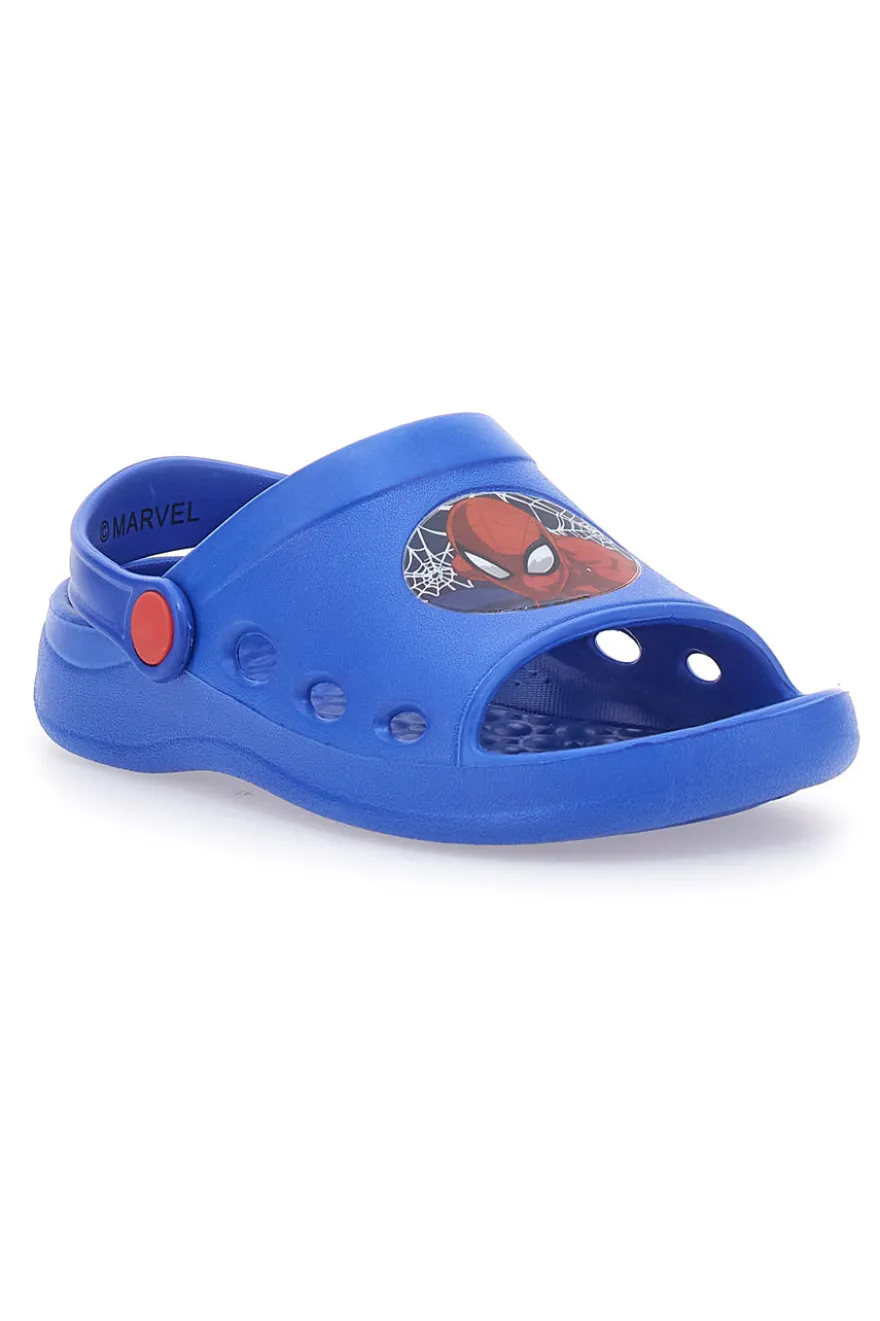 Ciabatte Blu con Cinturino Fermapiede Posteriore SPIDERMAN R1310447S