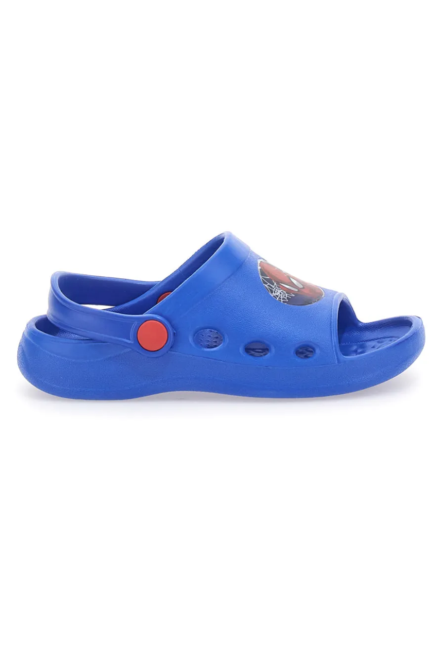 Ciabatte Blu con Cinturino Fermapiede Posteriore SPIDERMAN R1310447S