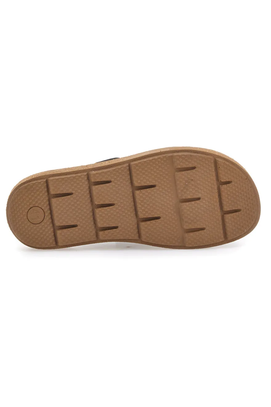 Ciabatte chiuse blu con fibbia e suola comfort Inblu 17MT