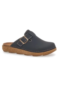 Ciabatte chiuse blu con fibbia e suola comfort Inblu 17MT