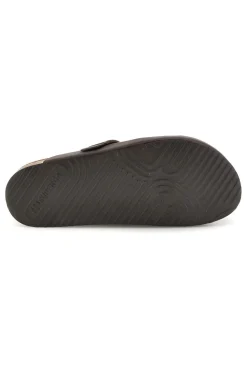 Ciabatte clog marroni con fibbia Superga S11U700
