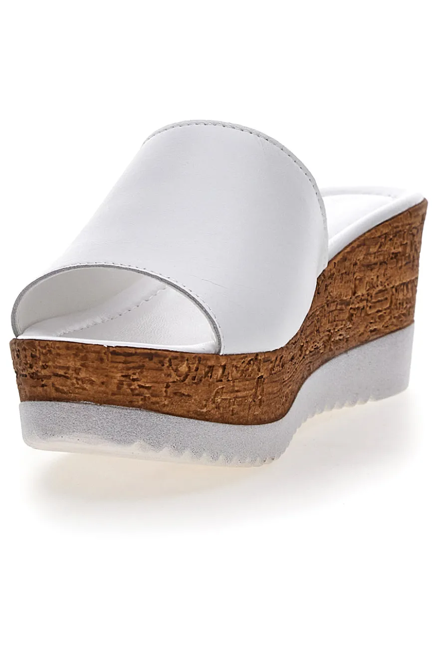 Ciabatte con Platform Bianche Pittarello Love 2331
