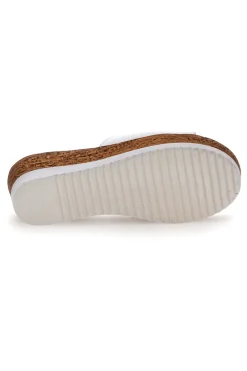 Ciabatte con Platform Bianche Pittarello Love 2331