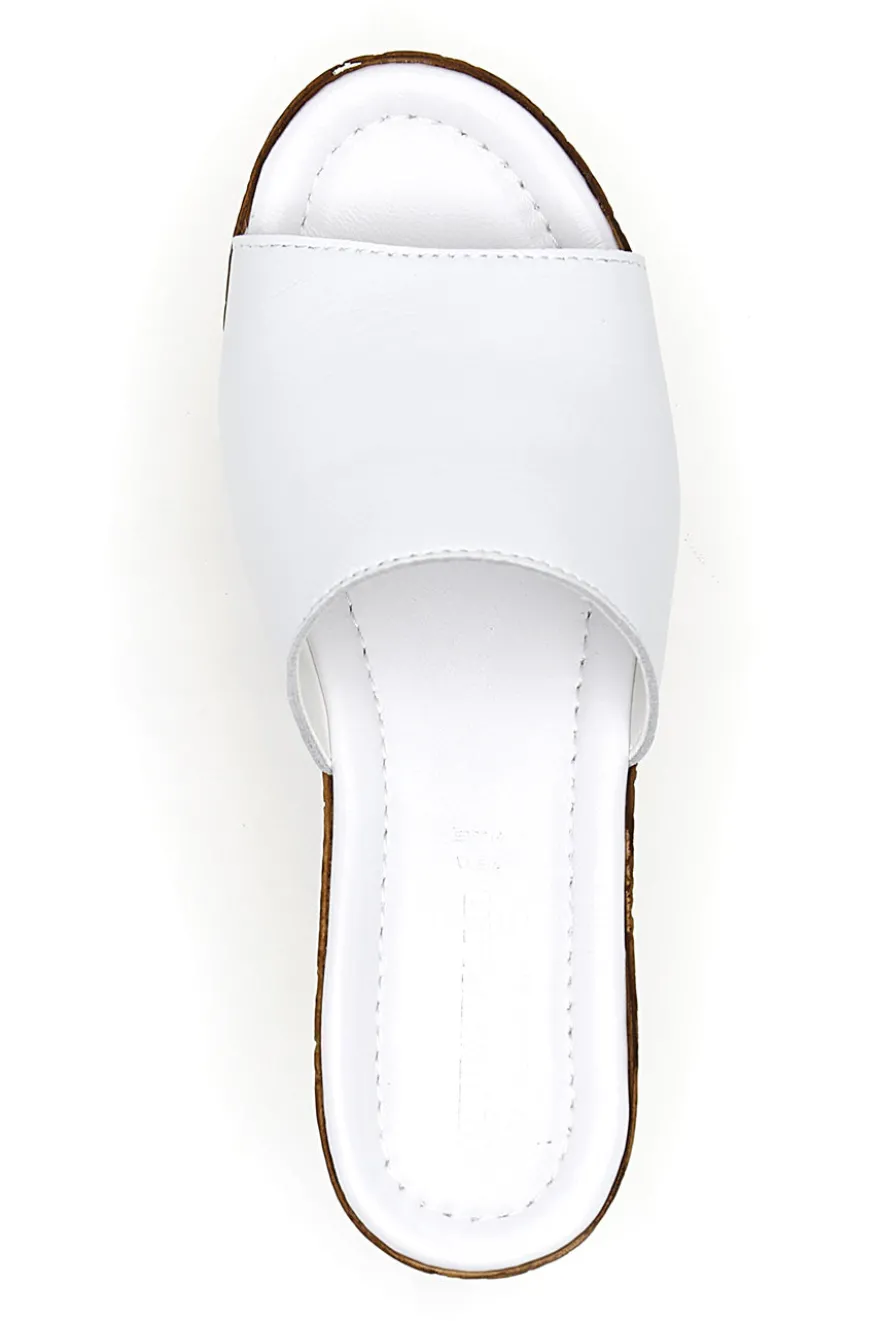 Ciabatte con Platform Bianche Pittarello Love 2331