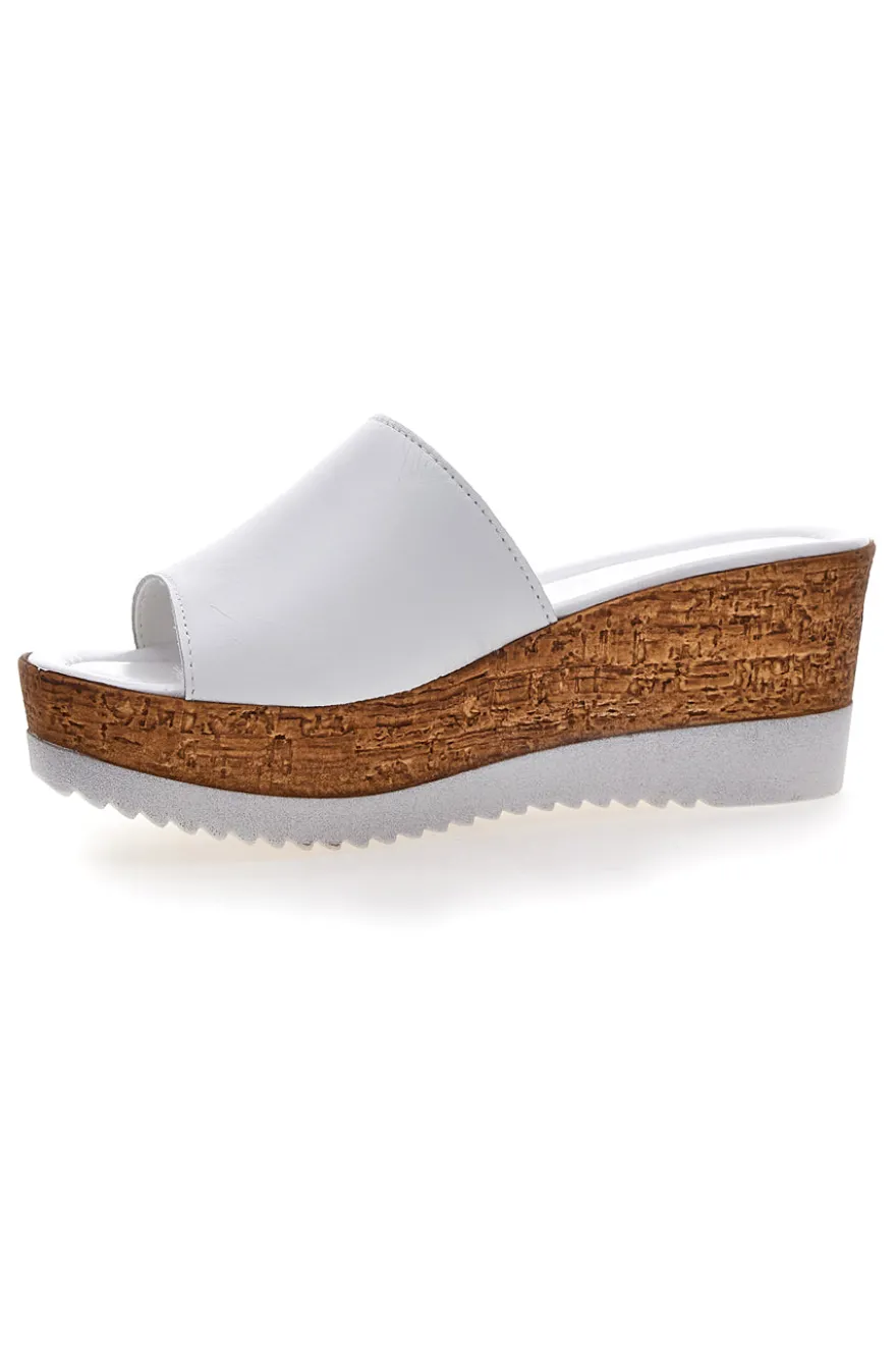 Ciabatte con Platform Bianche Pittarello Love 2331
