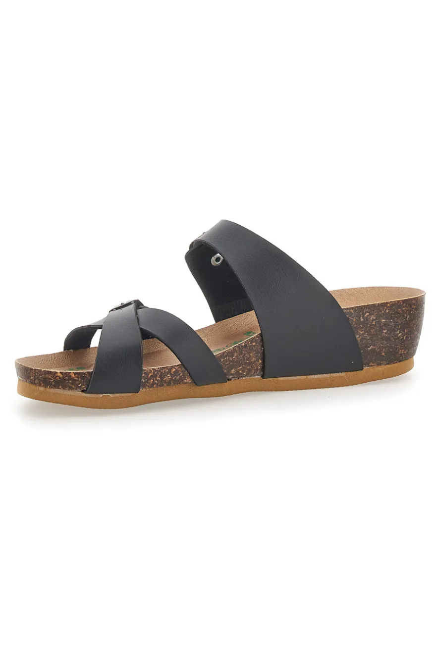Ciabatte con Zeppa Nere Bio Up 22313