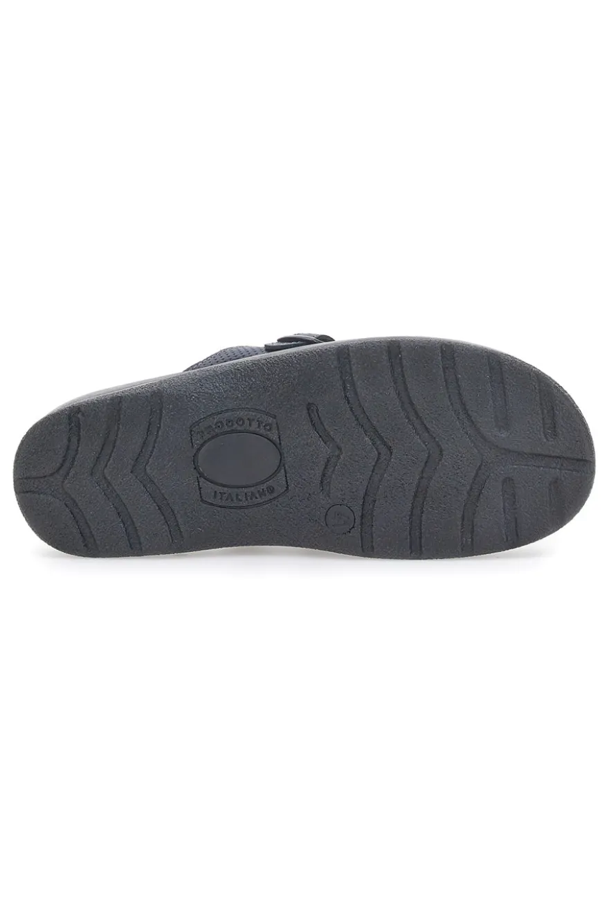 Ciabatte da Lavoro MR Chef 8015 Blu Vera Pelle