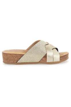Ciabatte Gold con Glitter Pittarello Bio 293520