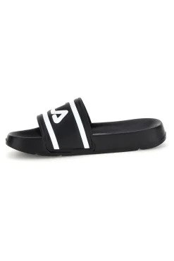 Ciabatte in gomma nere con logo Fila Morro Bay