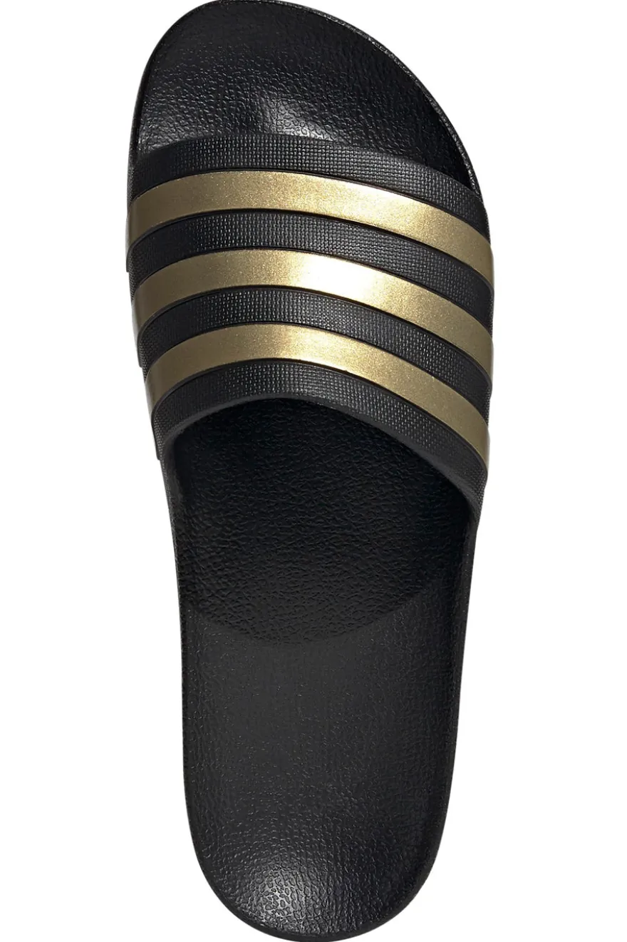 Ciabatte Nere Con Dettagli Oro Adidas Adilette Aqua