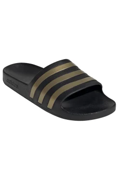 Ciabatte Nere Con Dettagli Oro Adidas Adilette Aqua