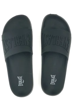 Ciabatte nere con logo Everlast EV068
