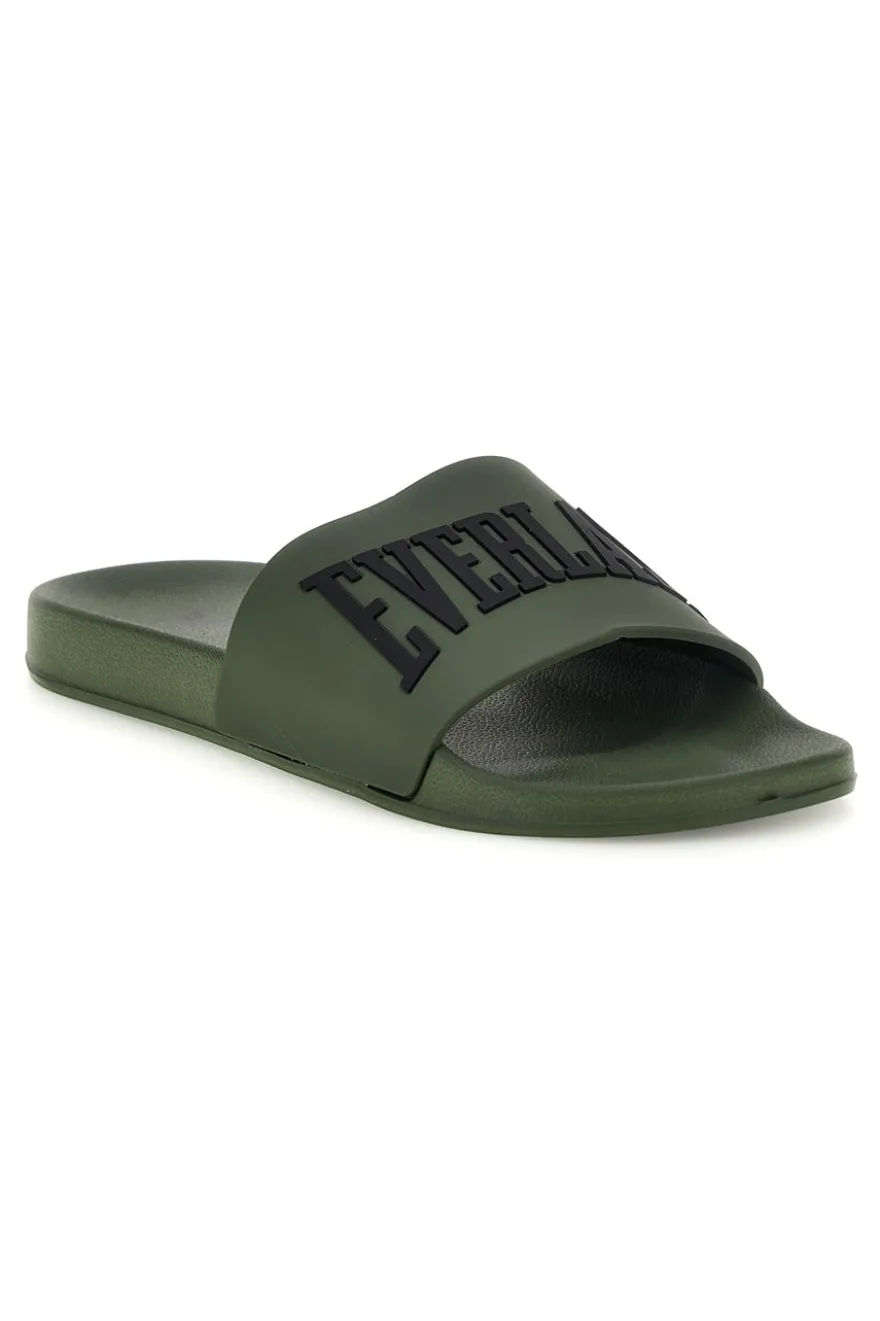 Ciabatte verdi con logo Everlast EV068