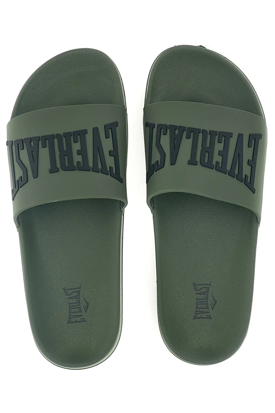 Ciabatte verdi con logo Everlast EV068