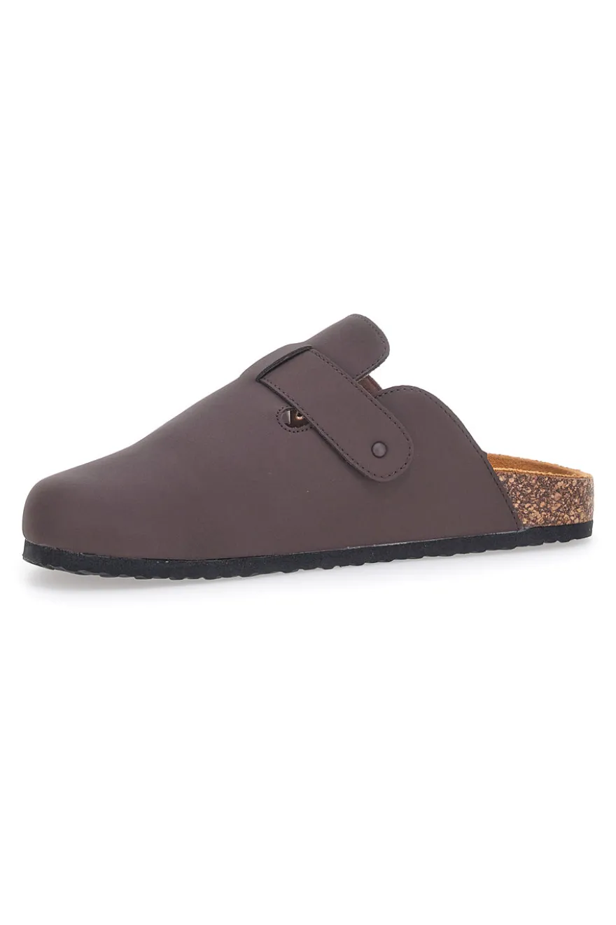Clogs Marroni con Fibbia Sweet Years 8384