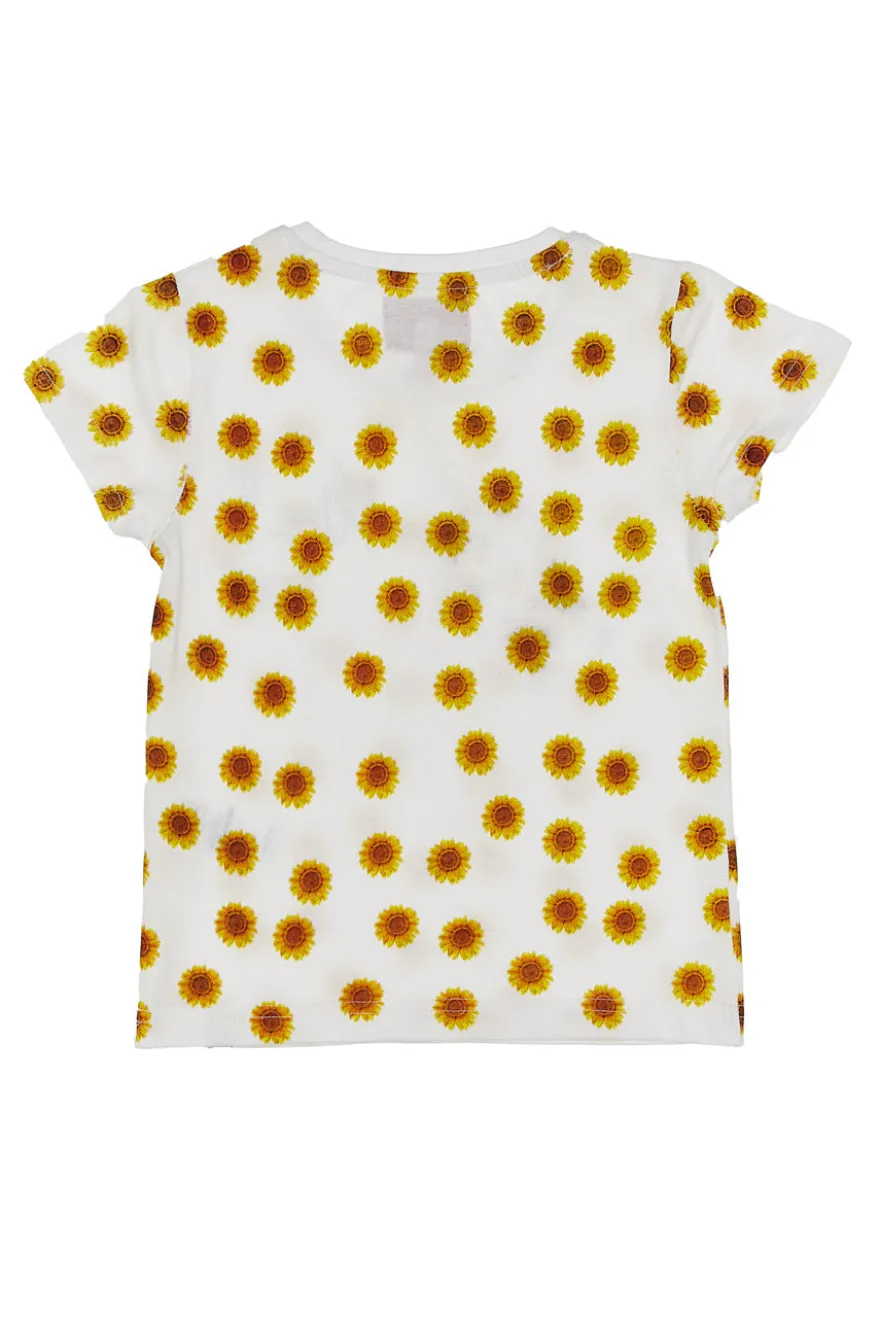 Completo T-shirt e Pantaloncini Grazie Mamma 03049 Bianco e Blu