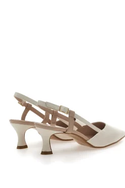 Cremefarbener Slingback-Dekolleté Pittarello Couture 506P