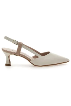 Cremefarbener Slingback-Dekolleté Pittarello Couture 506P
