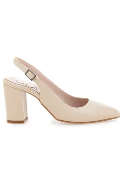 Décolleté Beige Slingback con Tacco Medio PITTARELLO Glam 2264