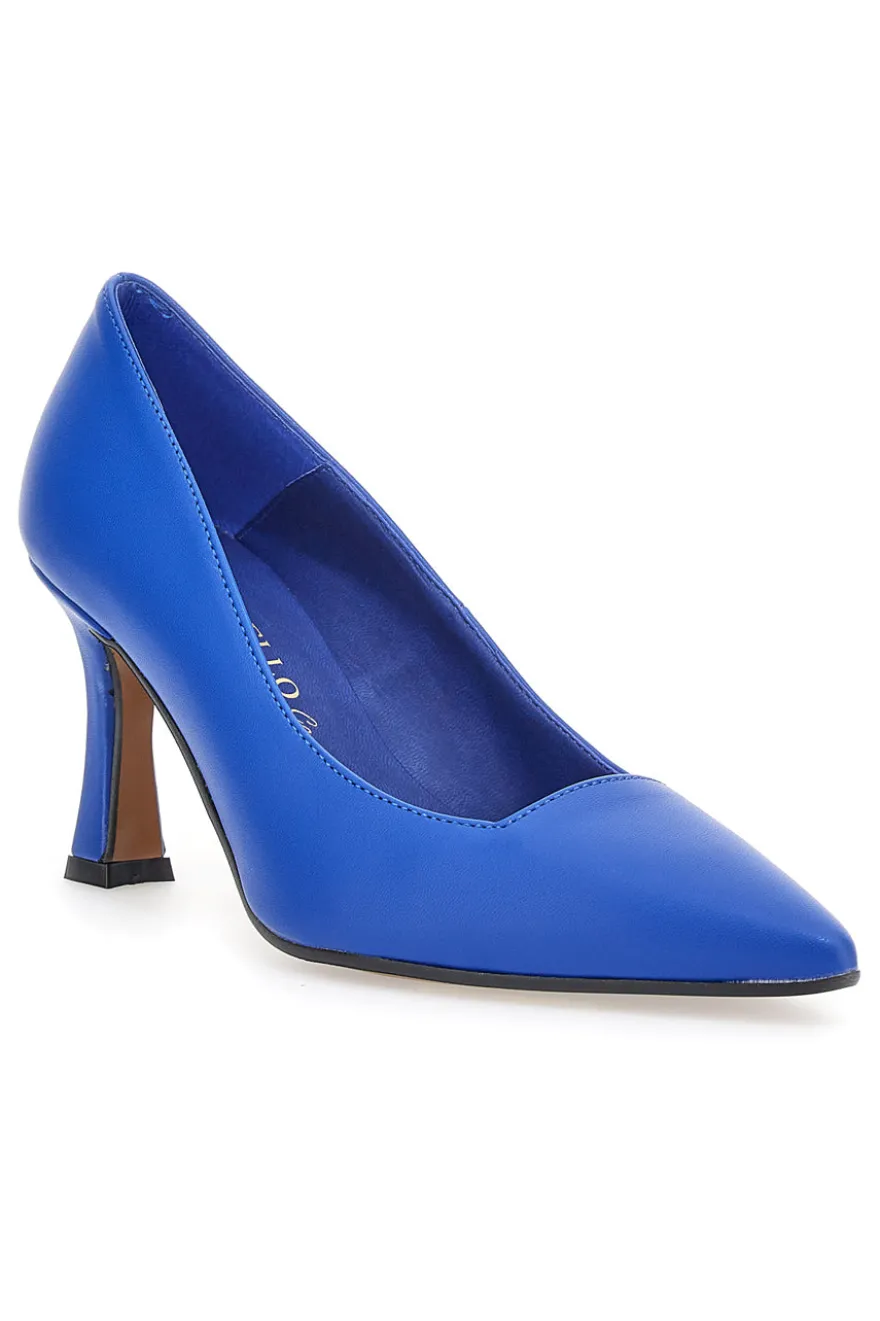 Décolleté con tacco a Rocchetto Pittarello Couture 125 Blu