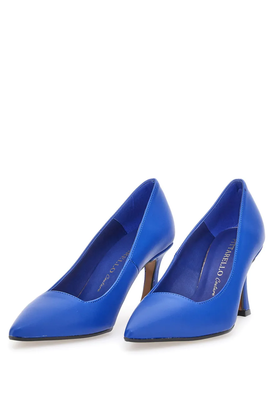 Décolleté con tacco a Rocchetto Pittarello Couture 125 Blu