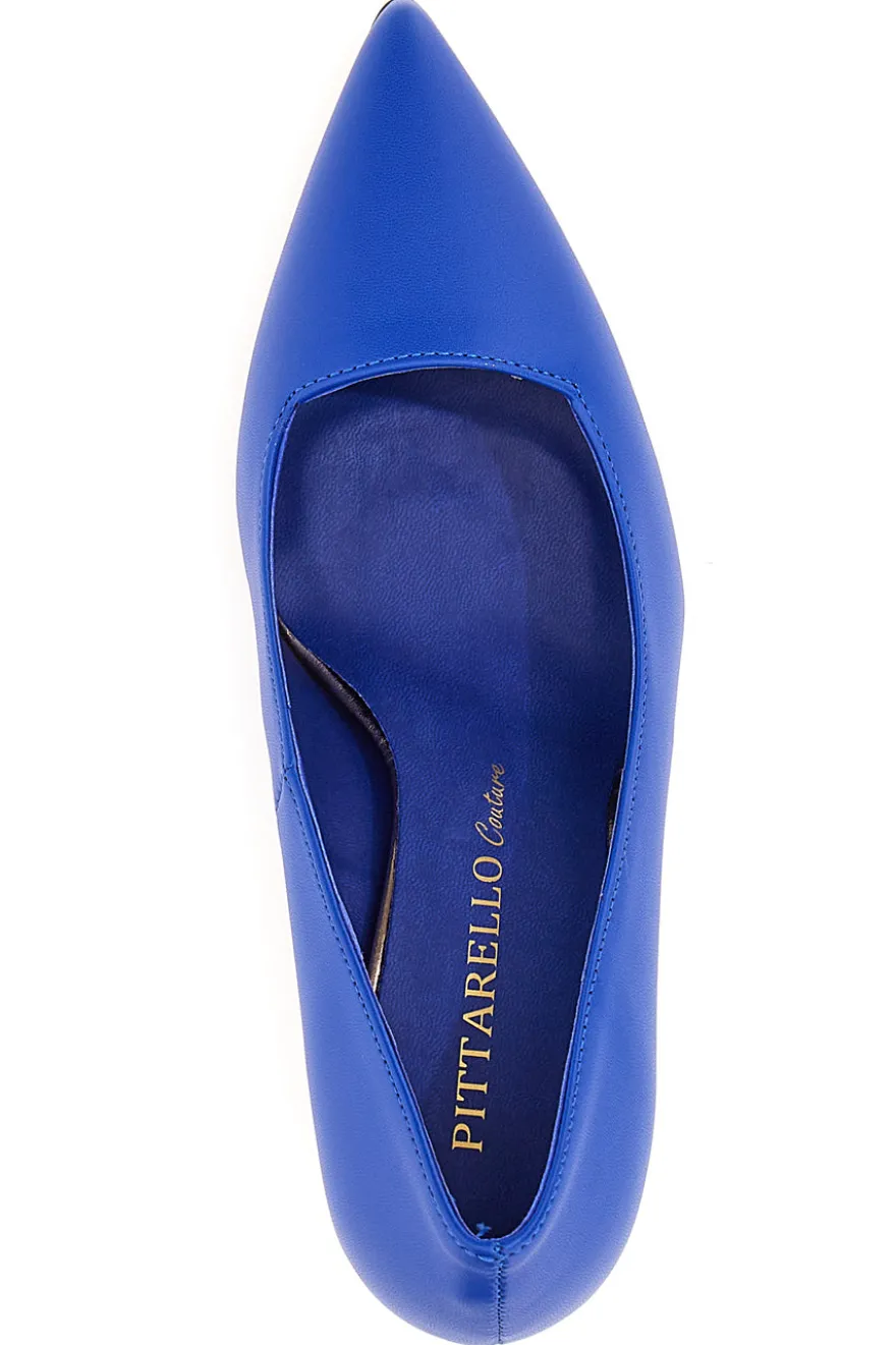 Décolleté con tacco a Rocchetto Pittarello Couture 125 Blu