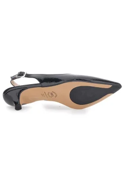 Décolleté da donna nero con cinturino slingback Pittarello Glam 3135