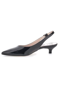 Décolleté da donna nero con cinturino slingback Pittarello Glam 3135