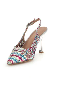 Décolleté multicolor con cinturino First lady P660