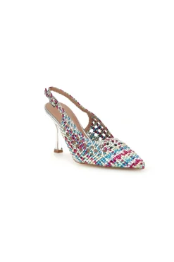 Décolleté multicolor con cinturino First lady P660