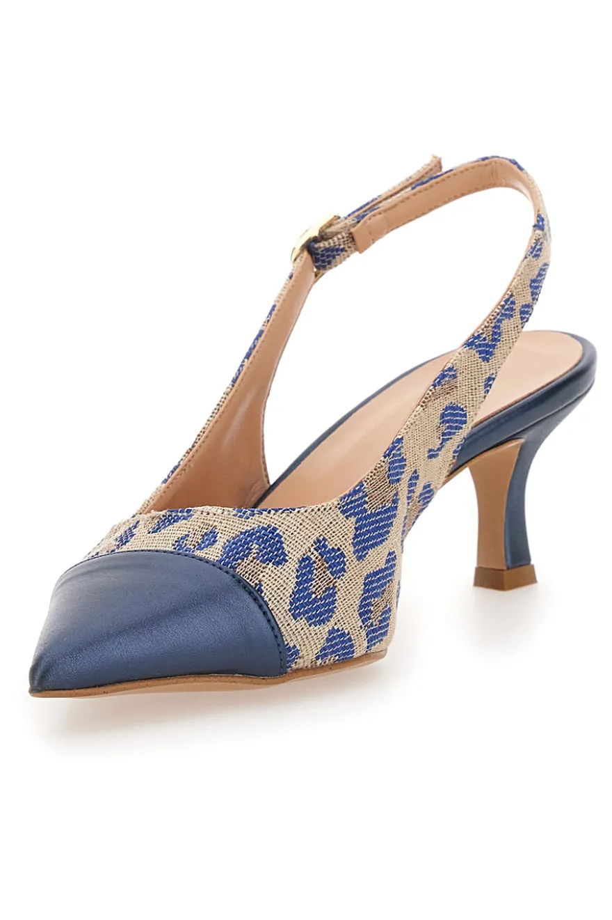 Décolleté Navy Slingback Pittarello Must Have 383810
