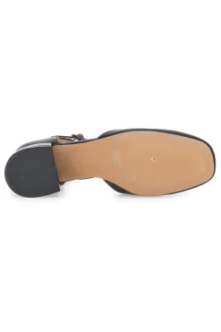 Décolleté nere con tacco basso e cinturino alla caviglia MON DIEU 9401Q16