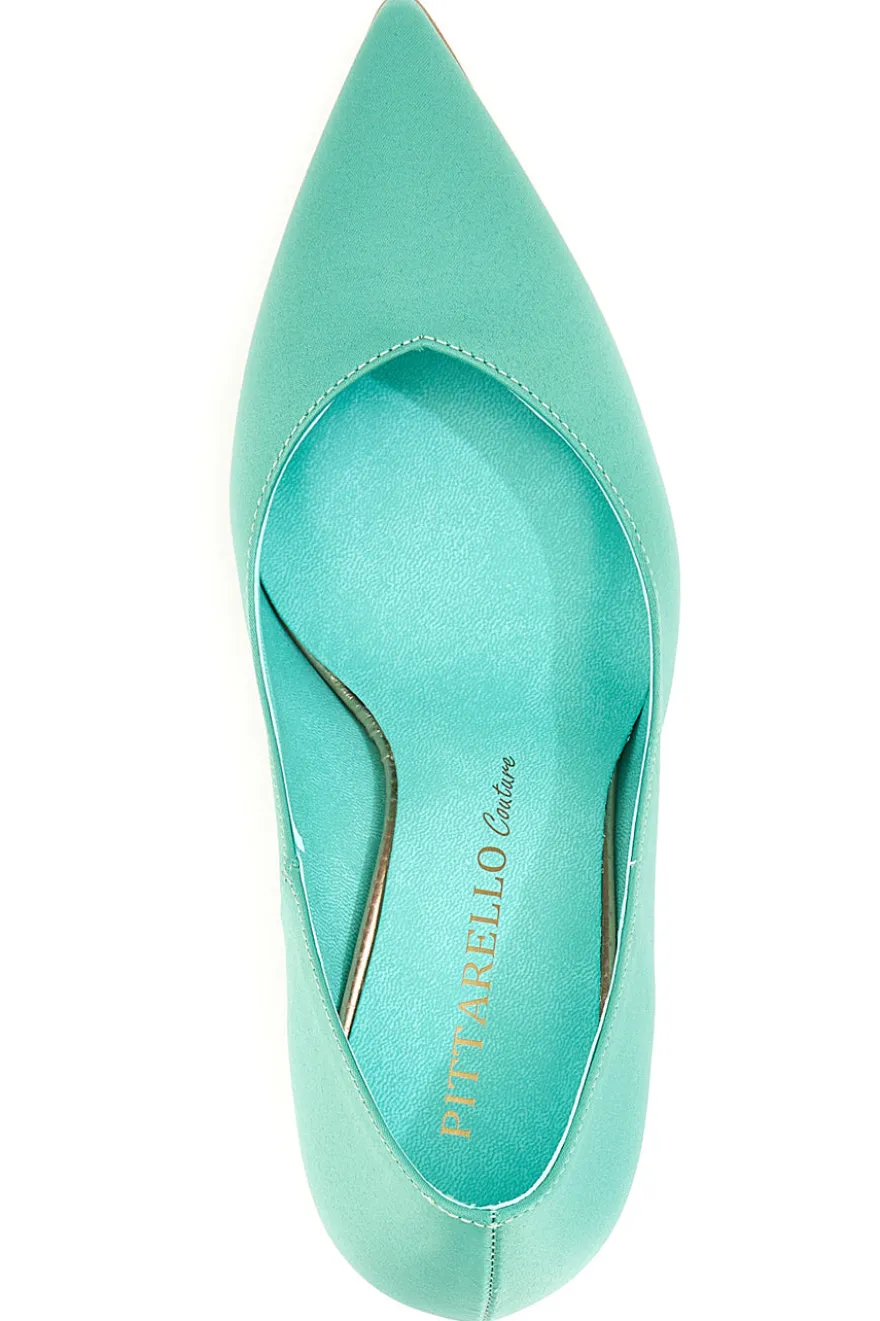 Décolleté Pittarello Couture 3354 Verde Acqua